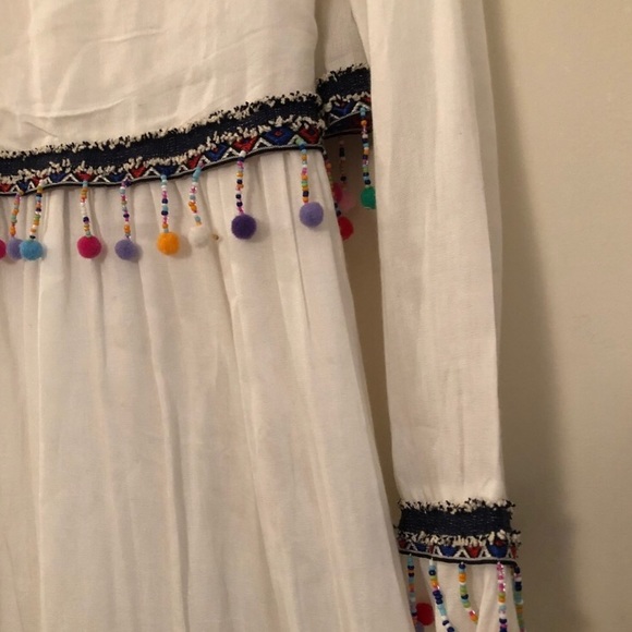 RAGA Coconut Cover Pom Pom Tassel Short Dress - Picture 7 of 8